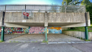 Die Fahrradabstellplätze am HvZG